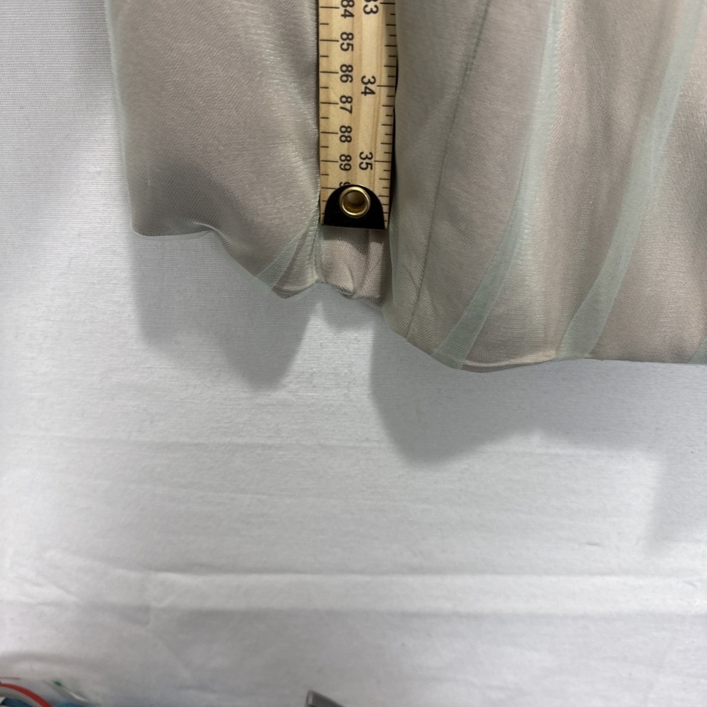 NWT Missguided Plus Size Organza Overlay Blazer Dress Womans 16 Mesh Tan - Picture 9 of 13